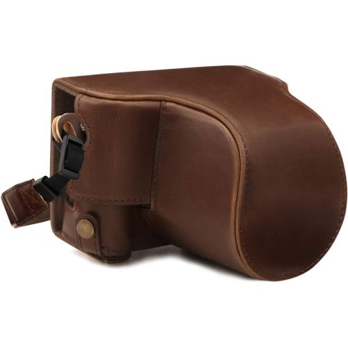  MegaGear Ever Ready Leather Camera Case Compatible with Fujifilm X-A7