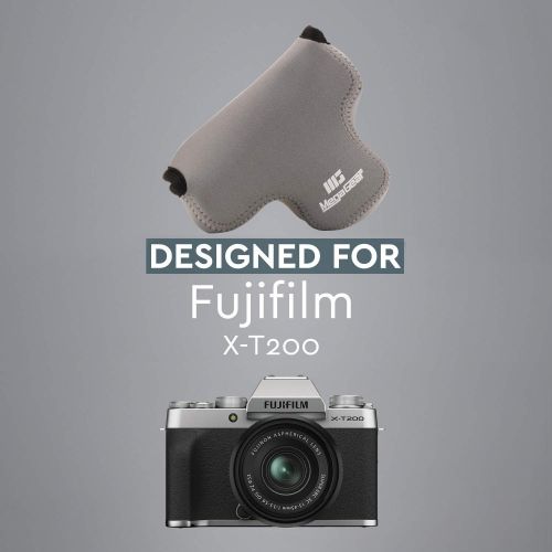  MegaGear Ultra Light Neoprene Camera Case Compatible with Fujifilm X-T200 (XC15-45mm)