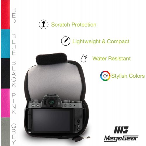  MegaGear Ultra Light Neoprene Camera Case Compatible with Fujifilm X-T200 (XC15-45mm)