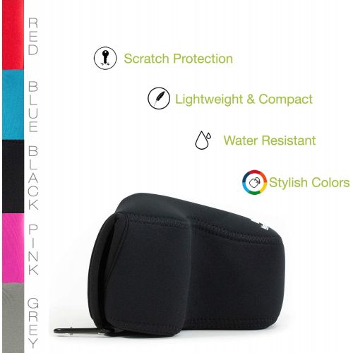  MegaGear Ultra Light Neoprene Camera Case Compatible with Fujifilm X-T3, X-T2 (XF23mm - XF56mm & 18-55mm Lens)