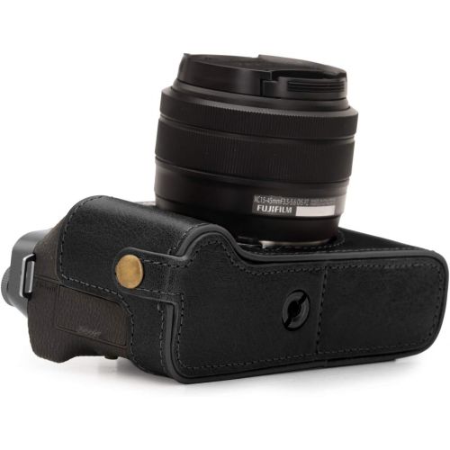  MegaGear Ever Ready Genuine Leather Camera Half Case Compatible with Fujifilm X-T200