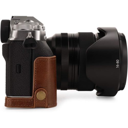  MegaGear Ever Ready Genuine Leather Camera Half Case Compatible with Fujifilm X-T4