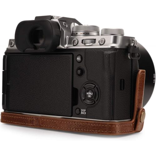  MegaGear Ever Ready Genuine Leather Camera Half Case Compatible with Fujifilm X-T4