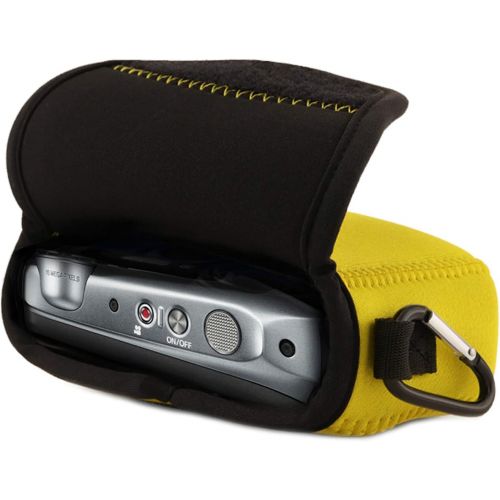  MegaGear MG1836 Ultra Light Neoprene Camera Case Compatible with Fujifilm FinePix XP140, XP130, XP120, XP90 - Yellow