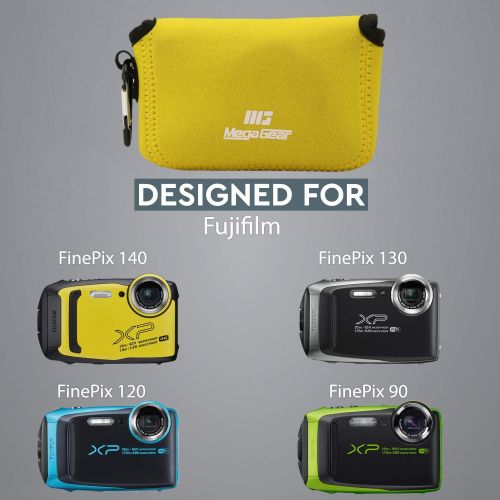  MegaGear MG1836 Ultra Light Neoprene Camera Case Compatible with Fujifilm FinePix XP140, XP130, XP120, XP90 - Yellow