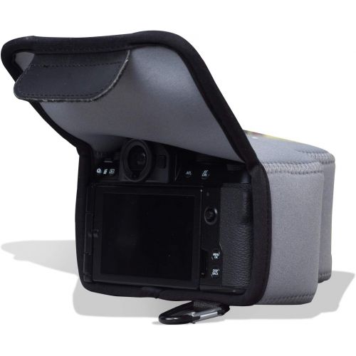  MegaGear MG1964 Ultra Light Neoprene Camera Case Compatible with Fujifilm X-S10 - Gray