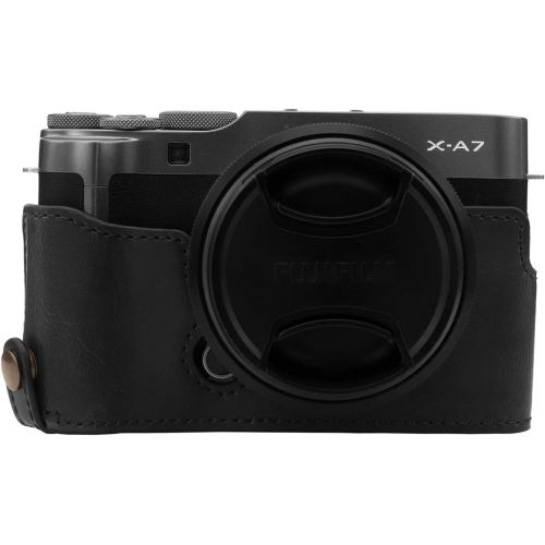  MegaGear Ever Ready Leather Camera Half Case Compatible with Fujifilm X-A7