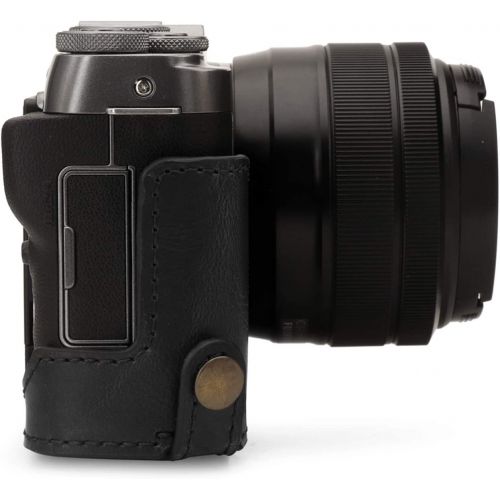  MegaGear Ever Ready Leather Camera Half Case Compatible with Fujifilm X-A7