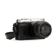 MegaGear MG1342 Ever Ready Genuine Leather Camera Half Case & Strap Fujifilm X-E3 with Battery Access, Black