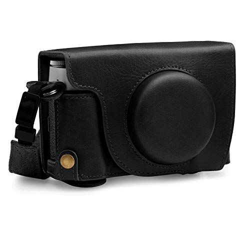  MegaGear Ever Ready Genuine Leather Camera Case Compatible with Fujifilm X100V