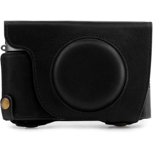  MegaGear Ever Ready Genuine Leather Camera Case Compatible with Fujifilm X100V