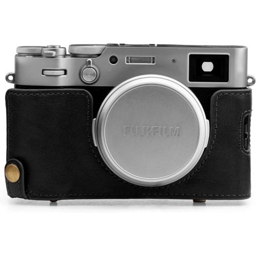  MegaGear Ever Ready Genuine Leather Camera Case Compatible with Fujifilm X100V