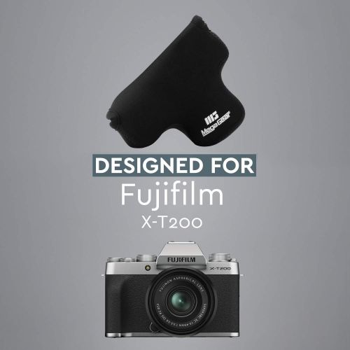  MegaGear Ultra Light Neoprene Camera Case Compatible with Fujifilm X-T200 (XC15-45mm)