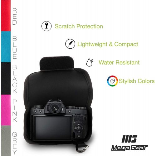  MegaGear Ultra Light Neoprene Camera Case Compatible with Fujifilm X-T200 (XC15-45mm)