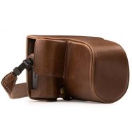 MegaGear Ever Ready Leather Camera Case and Strap Compatible with Fujifilm X-T2