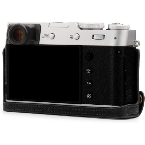  MegaGear Ever Ready Genuine Leather Camera Half Case Compatible with Fujifilm X100V