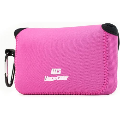  Megagear Fujifilm X100F, X100T, X100S Ultra Light Neoprene Camera Case, with Carabiner - Hot Pink - MG1097