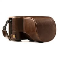 MegaGear Ever Ready Leather Camera Case and Strap Compatible with Fujifilm X-A5, X-A3, X-A2, X-A1, X-M1