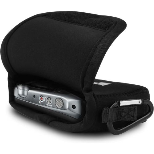  MegaGear MG804 Ultra Light Neoprene Camera Case compatible with Fujifilm FinePix XP140, XP130, XP120, XP90 - Black