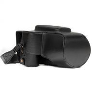 MegaGear Ever Ready Leather Camera Case Compatible with Nikon Coolpix P900, P900S
