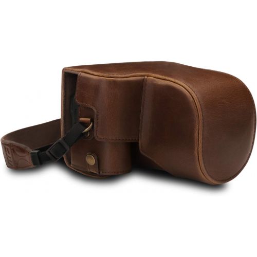  MegaGear Ever Ready Leather Camera Case Compatible with Nikon Coolpix B600