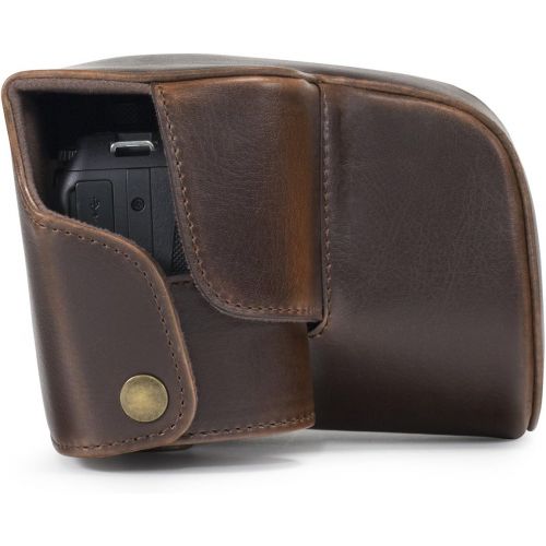  MegaGear Ever Ready Leather Camera Case Compatible with Nikon Coolpix B700