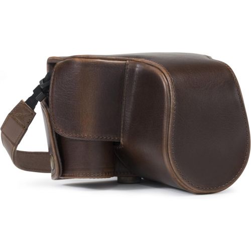  MegaGear Ever Ready Leather Camera Case Compatible with Nikon Coolpix B700