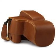MegaGear Ever Ready Leather Camera Case Compatible with Nikon Coolpix P950