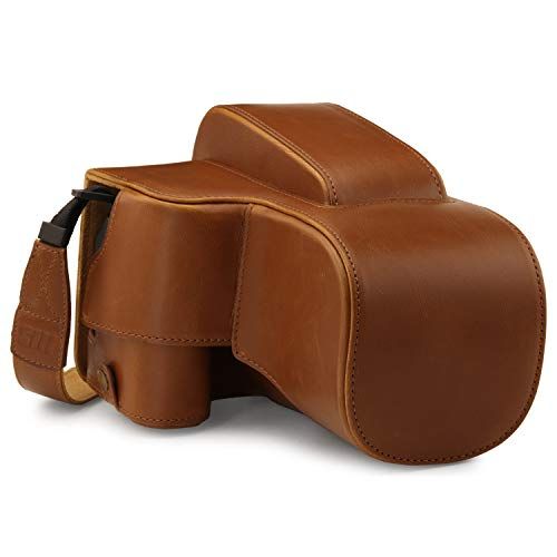  MegaGear Ever Ready Leather Camera Case Compatible with Nikon Coolpix P950