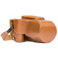 MegaGear Ever Ready Leather Camera Case Compatible with Nikon Coolpix P900, P900S