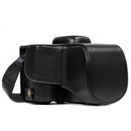 MegaGear Ever Ready Leather Camera Case Compatible with Nikon D3400