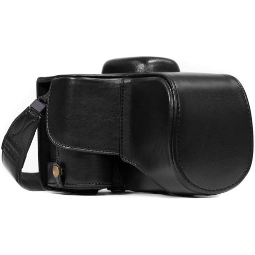  MegaGear Ever Ready Leather Camera Case Compatible with Nikon D3400