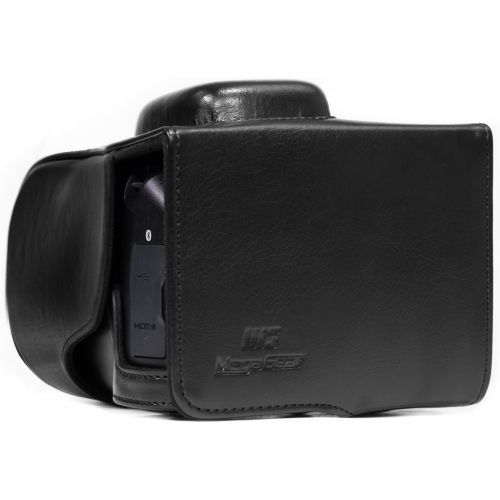  MegaGear Ever Ready Leather Camera Case Compatible with Nikon D3400