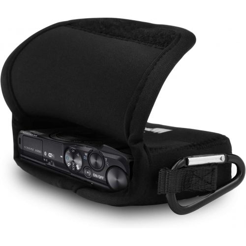  MegaGear MG877 Nikon Coolpix A1000, A900 Ultra Light Neoprene Camera Case - Black