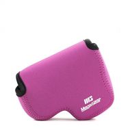 MegaGear Ultra Light Neoprene Camera Case Bag with Carabiner for Nikon COOLPIX B500 Digital Camera (Hot Pink)
