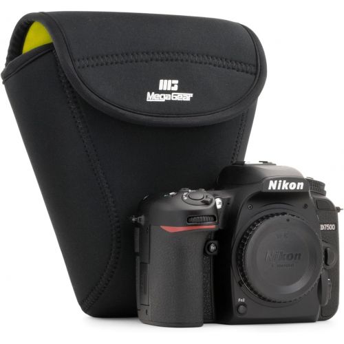  Mega Gear Nikon D7500 (18-140mm) Ultra Light Neoprene Camera Case, with Carabiner - Black - MG1252