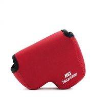 MegaGear Ultra Light Neoprene Camera Case Bag with Carabiner for Nikon COOLPIX B500 Digital Camera (Red)