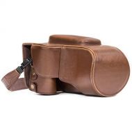 MegaGear Ever Ready Leather Camera Case Compatible with Nikon Coolpix P900, P900S