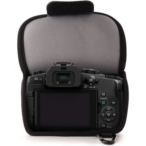  MegaGear Panasonic Lumix DMC-G85, G80, G81, G8 (12-60mm) Ultra Light Neoprene Camera Case - Gray