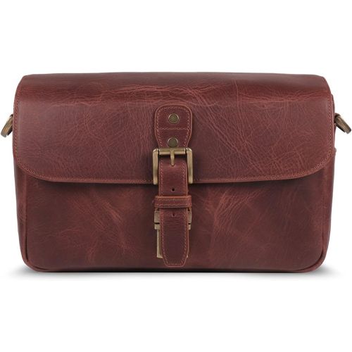  MegaGear Torres Genuine Leather Camera Messenger Bag for Mirrorless, Instant and DSLR Cameras