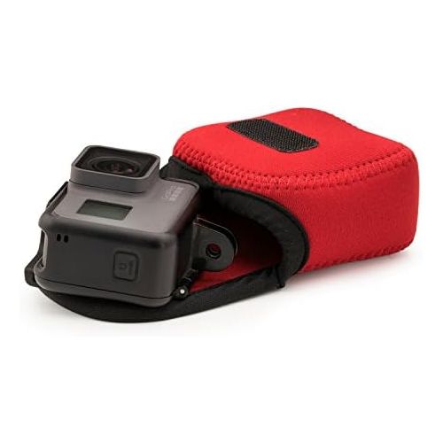  MegaGear Ultra Light Neoprene Camera Case Compatible with GoPro Hero9, Hero8, DJI Osmo Action, Sony RX0 II, GoPro Hero 7, Sony RX0 1.0