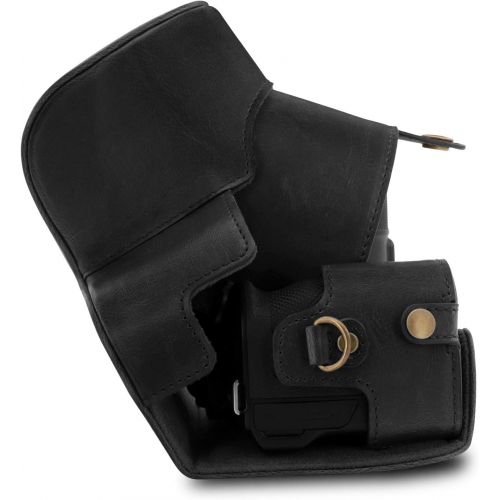  MegaGear Ever Ready Leather Camera Case Compatible with Nikon Coolpix B600
