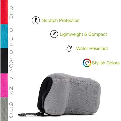  MegaGear Ultra Light Neoprene Camera Case Compatible with Fujifilm X-A5, X-A10, X-A3, X-A2, X-A1, X-M1 (16-50 Lens)