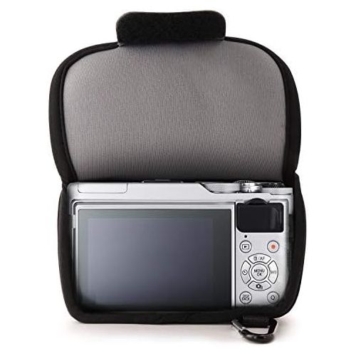  MegaGear Ultra Light Neoprene Camera Case Compatible with Fujifilm X-A5, X-A10, X-A3, X-A2, X-A1, X-M1 (16-50 Lens)