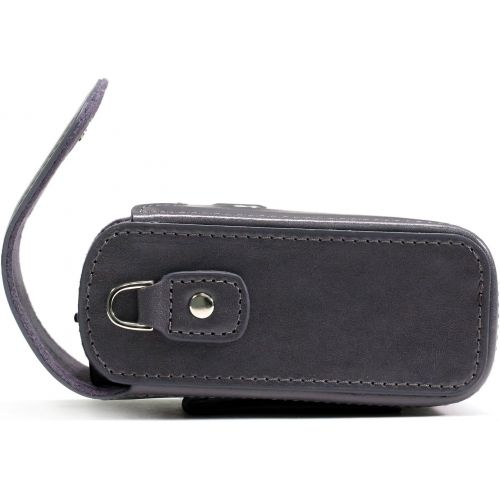  MegaGear Leather Camera Case with Strap Compatible with Sony Cyber-Shot DSC-RX100 VII, DSC-RX100 VI, DSC-RX100 V, DSC-RX100 IV