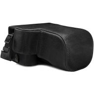 MegaGear Ever Ready Genuine Leather Camera Case Compatible with Sony Alpha A6600