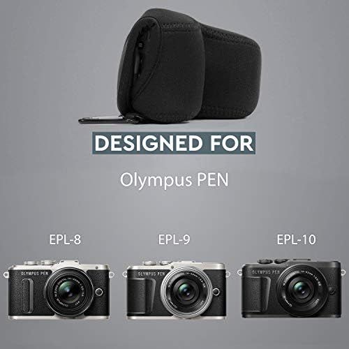  MegaGear Ultra Light Neoprene Camera Case Compatible with Olympus Pen E-PL10, E-PL9, E-PL8