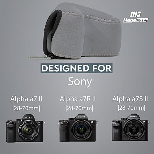  MegaGear Ultra Light Neoprene Camera Case Compatible with Sony Alpha A7S II, A7R II, A7 II (28-70mm)
