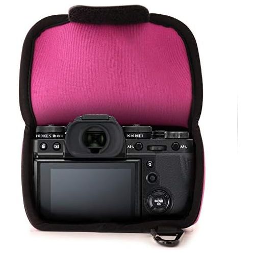  MegaGear Ultra Light Neoprene Camera Case Compatible with Fujifilm X-T3, X-T2 (XF23mm - XF56mm & 18-55mm Lens)
