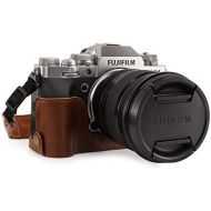 MegaGear Ever Ready Genuine Leather Camera Half Case Compatible with Fujifilm X-T4